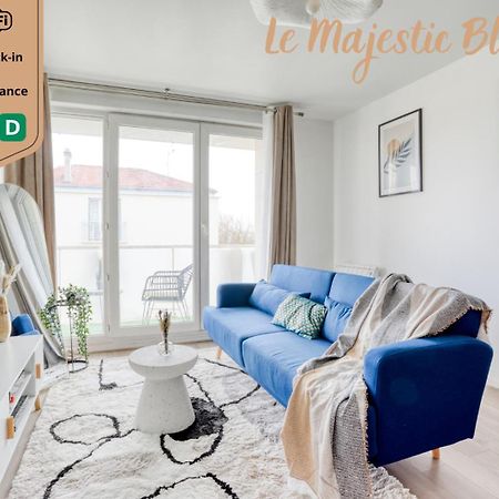 Le Majestic Blue - Metro 8/Hopital Henri Mondor Créteil Dış mekan fotoğraf